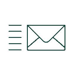 icon send mail envelope animation
